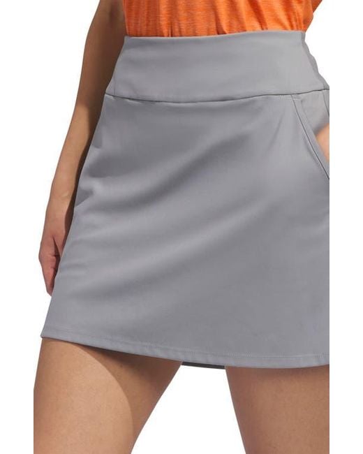 Adidas Gray Ultimate Solid Performance Skort