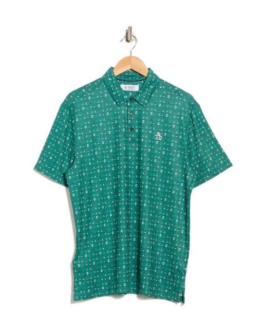 Original Penguin Green Jersey Polo for men