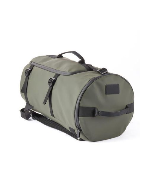 Bey-berk Gray Large Water Resistant Camping Duffel