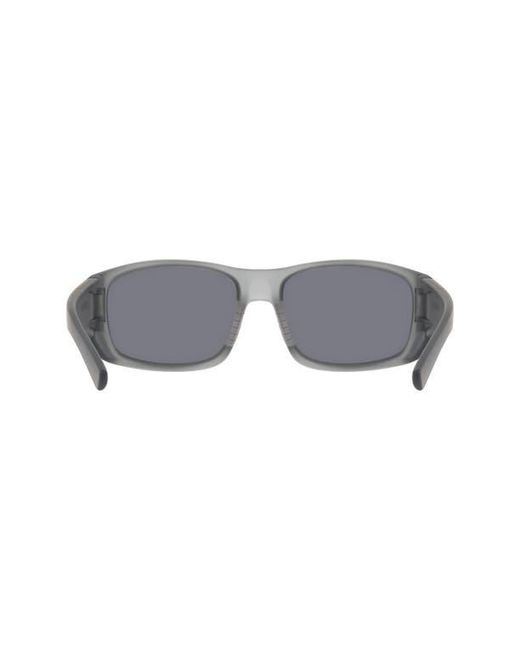 Dragon Gray 64Mm Oversize Rectangular Sunglasses for men