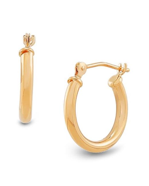 Frankie & Zoe Metallic 14K Huggie Hoop Earrings