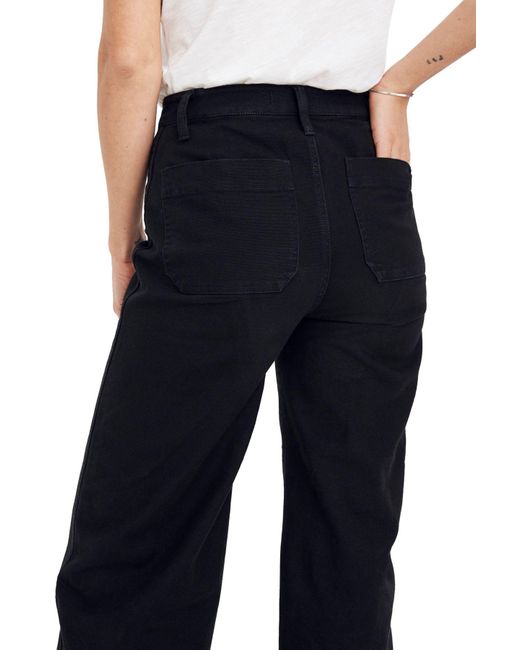 Madewell emmett wide leg crop cheap pants