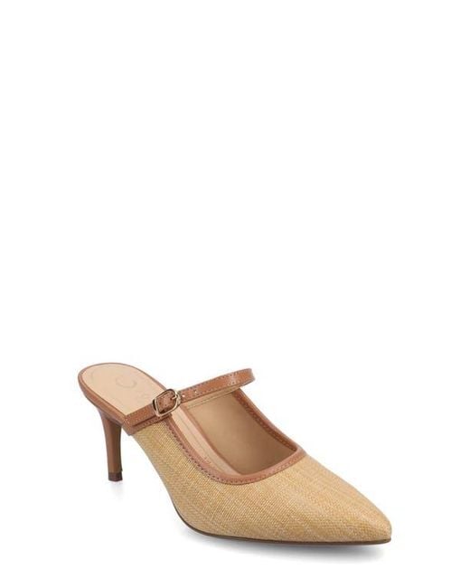 Journee Collection Brown Tiffee Pump