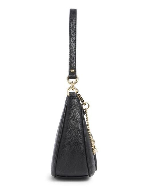 Nanette Lepore Black Melinda Baguette Shoulder Bag