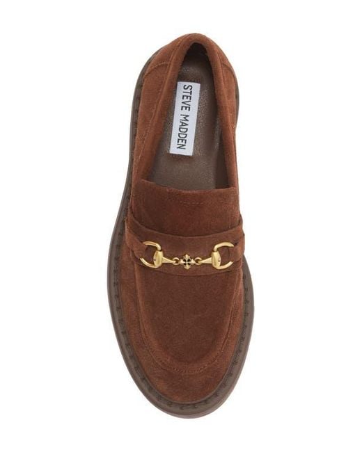 Steve Madden Brown Marleigh Bit Loafer