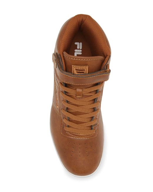 Fila Brown Vulc 13 High Top Sneaker for men