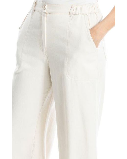 Max Studio White Wide Leg Pants
