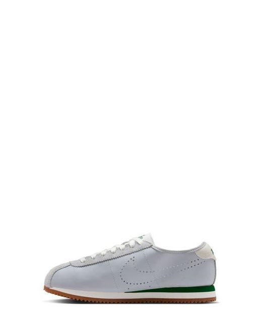 Nike Gray Cortez Leather Sneaker
