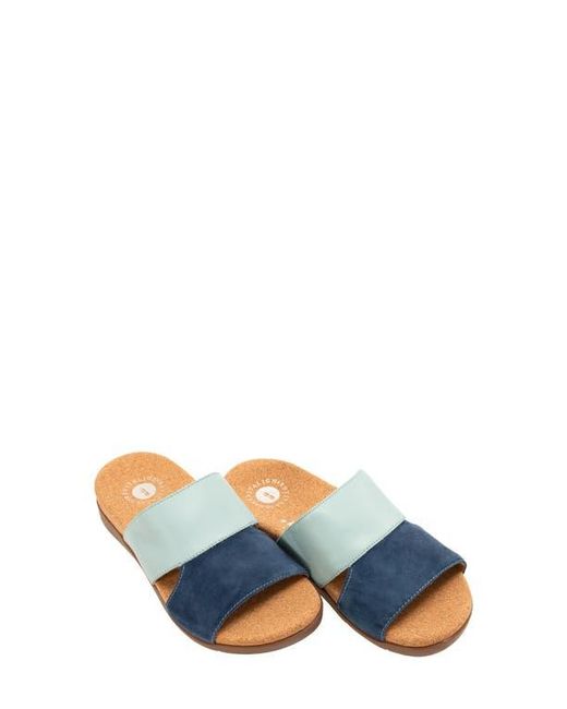 Revitalign Blue Basque Slide Sandal