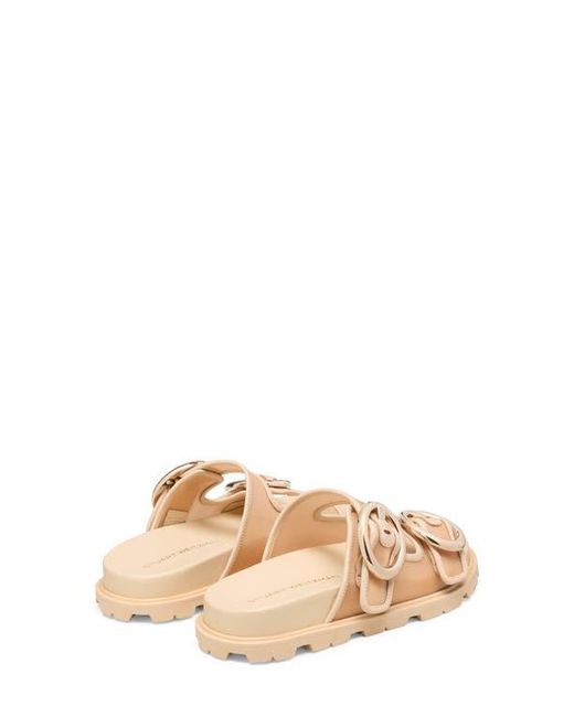Stuart Weitzman Natural Benni Two-Strap Sandal