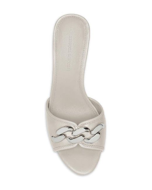 Rebecca Minkoff White Chain Mule