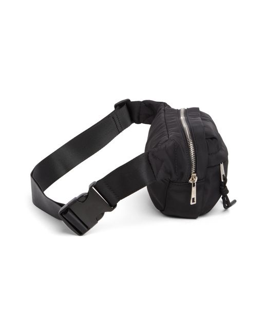 Madden Girl Nylon Belt Bag in Gray Lyst