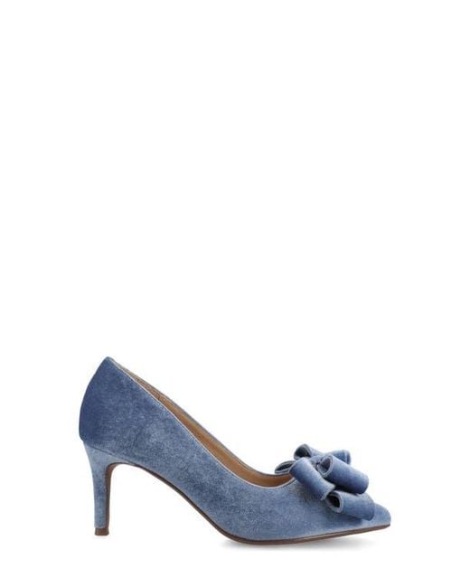 Journee Collection Blue Crystol Pump