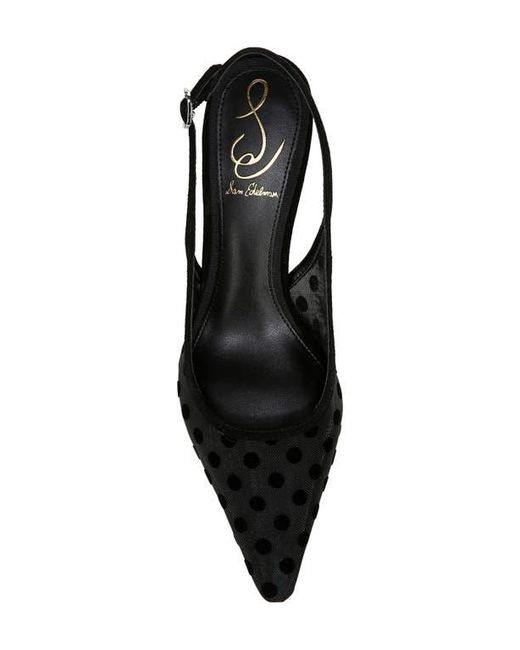 Sam Edelman Black Bianka Slingback Pointed Toe Pump