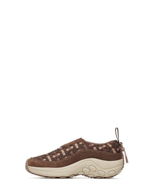 Merrell Brown Jungle Moc Toe Woven Slip-On Sneaker