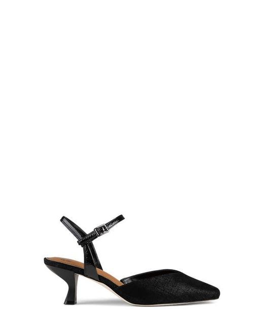 Donald J Pliner Black Slingback Pump