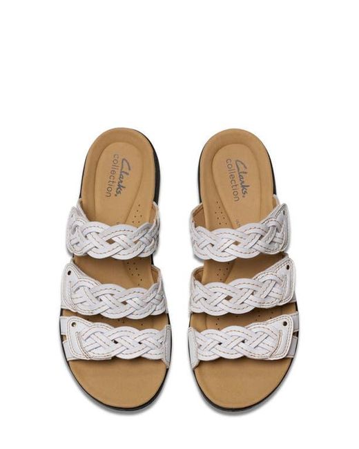 Clarks White Laurieann Rio Sandal