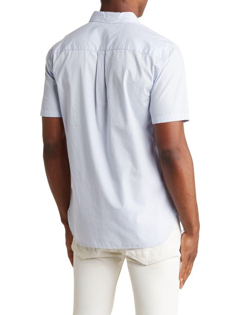 AllSaints White Riviera Short Sleeve Button-up Shirt for men