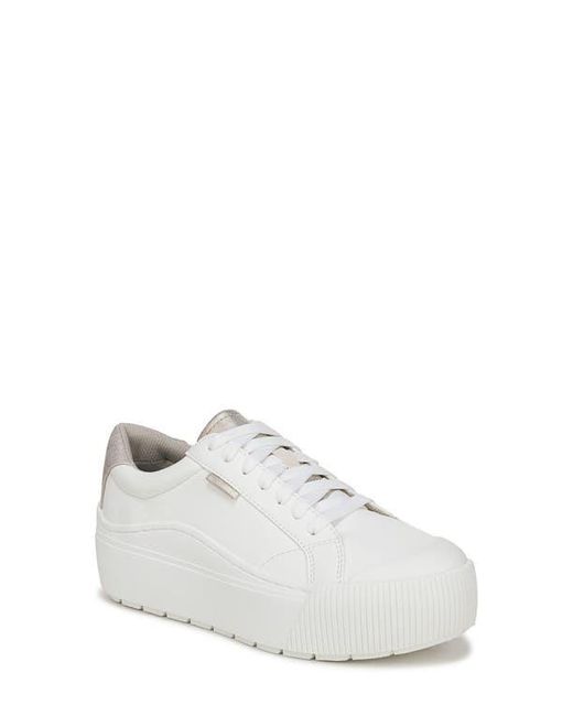 Dr. Scholls White Time Off Max Platform Sneaker