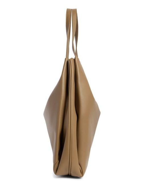 BCBGMAXAZRIA Brown Large Draped Tote