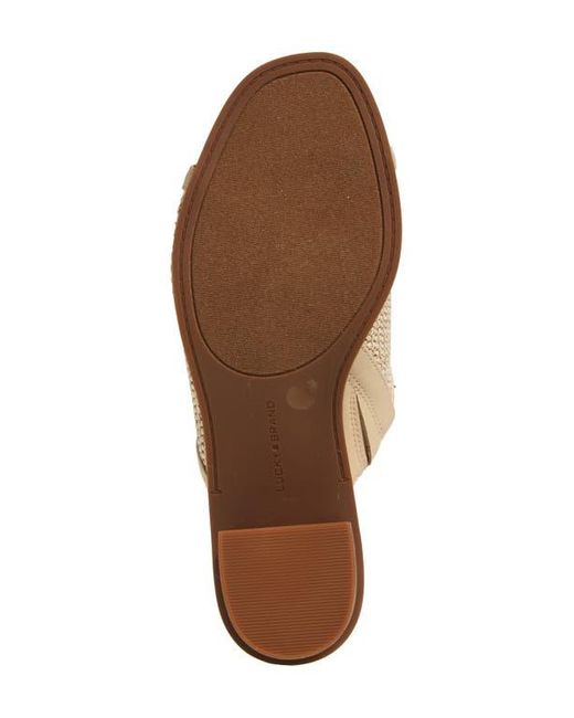 Lucky Brand Natural Lenira Slide Sandal