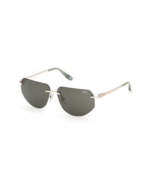 BMW Gray 59Mm Sunglasses for men