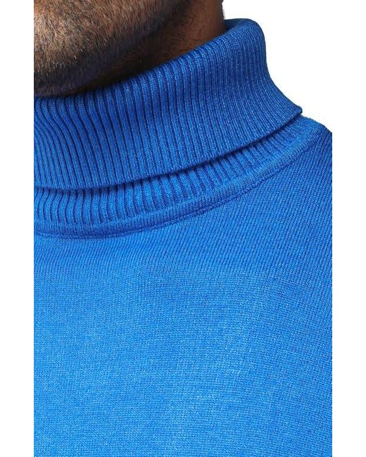 Xray Jeans Blue Turtleneck Pullover Sweater for men