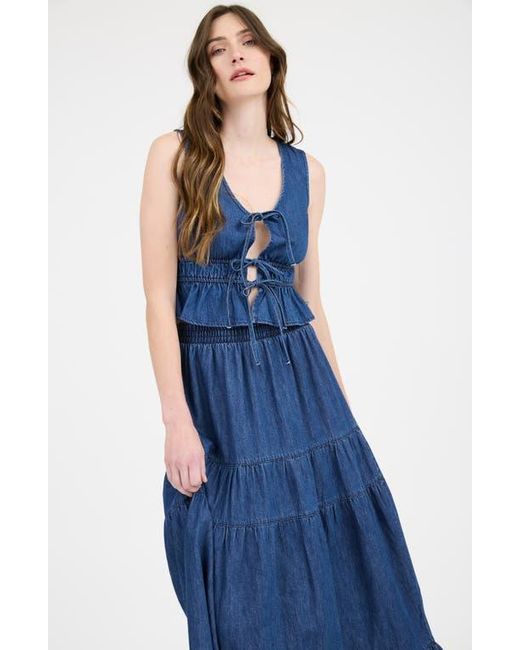 Blu Pepper Blue Tank Top