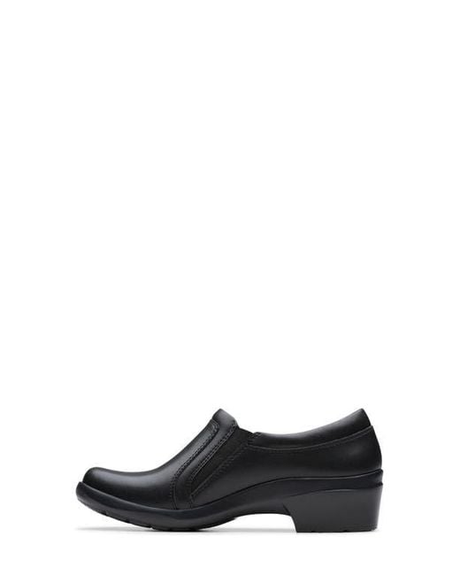 Clarks White Angie Holly Clog