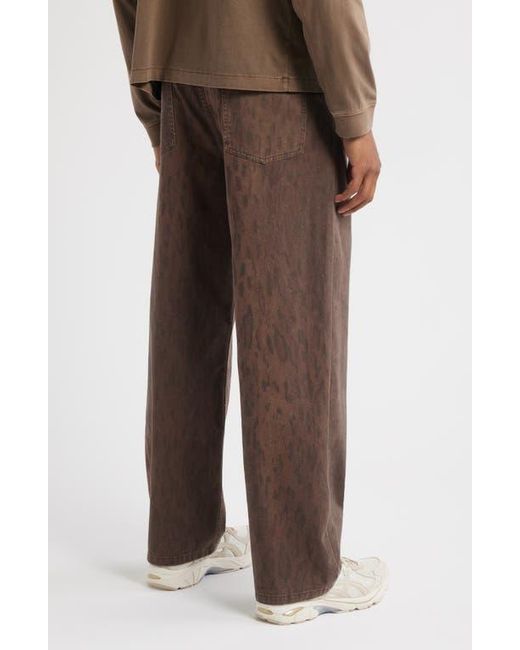 Saint Studio Brown Uno Preda Jeans for men