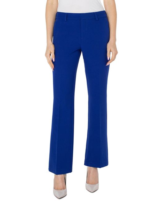 Liverpool Los Angeles Blue Kelsey Flare Stretch Suiting Pants