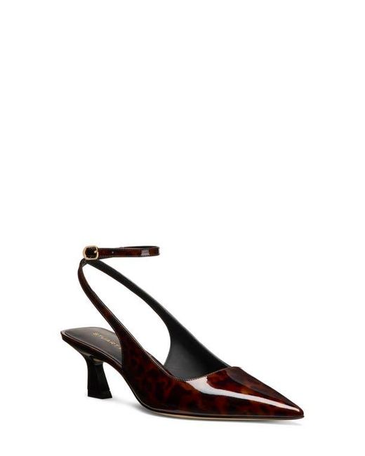 Stuart Weitzman Brown Vinnie 50 Slingback Pump