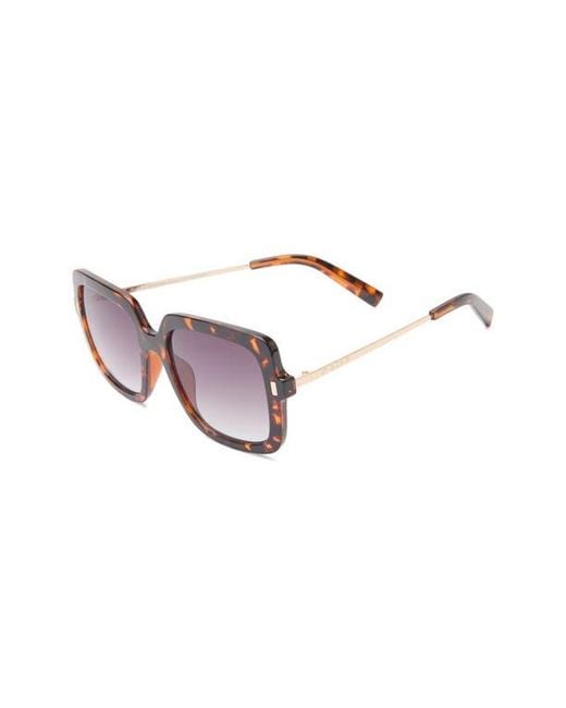 DIFF Brown 54Mm Square Sunglasses