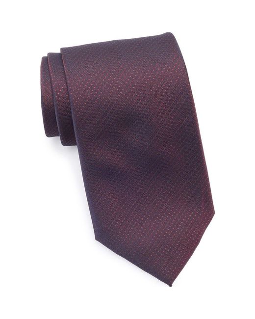 Tom Baine Purple Geo Dot Tie for men