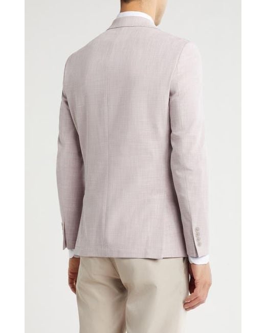 Calvin Klein Pink Solid Stretch Sports Coat for men