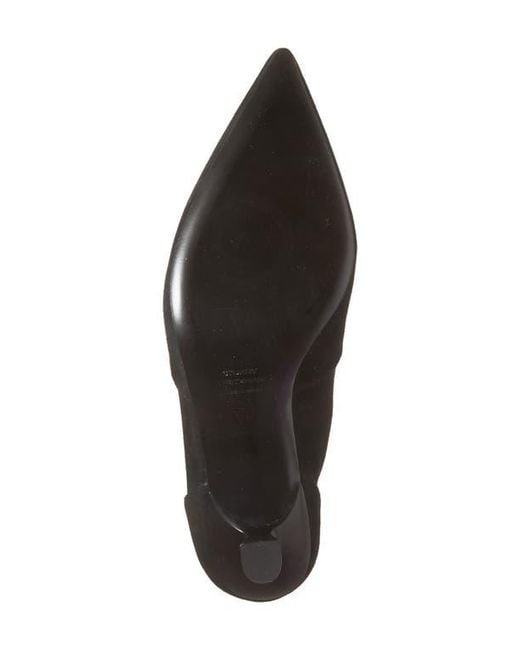 Stuart Weitzman Blue Stuart Supersculpt Pointy Toe Bootie 50