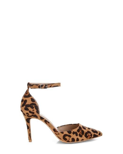 Rag & Co Brown Dolona Pointed Toe Pump
