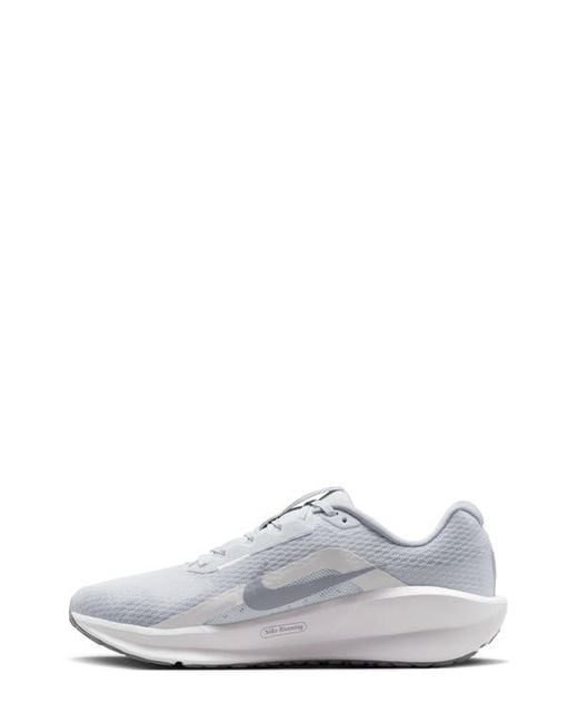 Nike White Downshifter 13 Running Shoe for men
