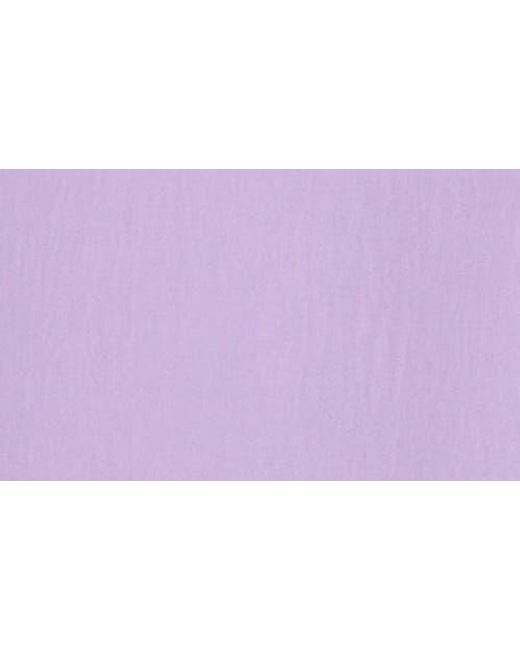 Eliza J Purple Button Front A-Line Midi Dress