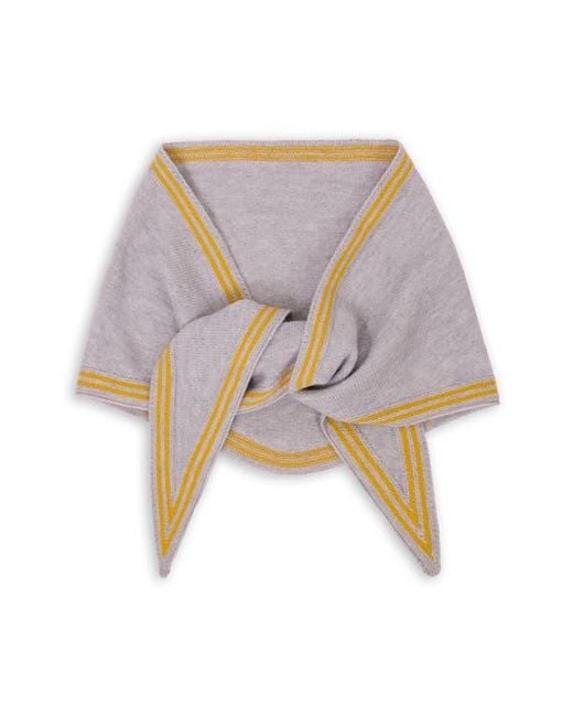Saachi Gray Triangle Scarf
