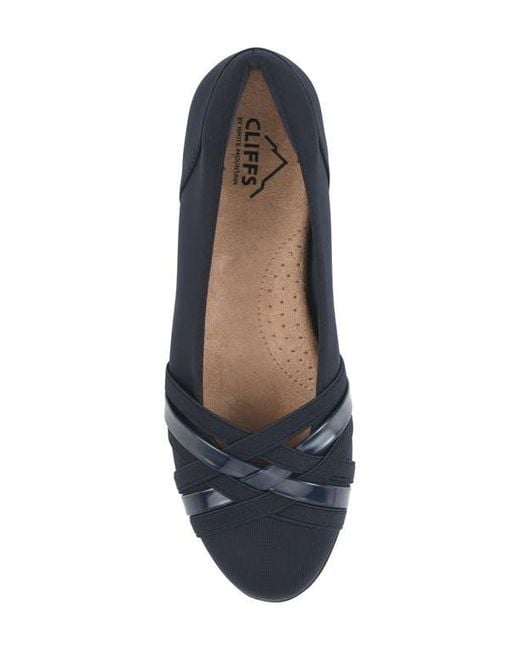 White Mountain Blue Chic Flat
