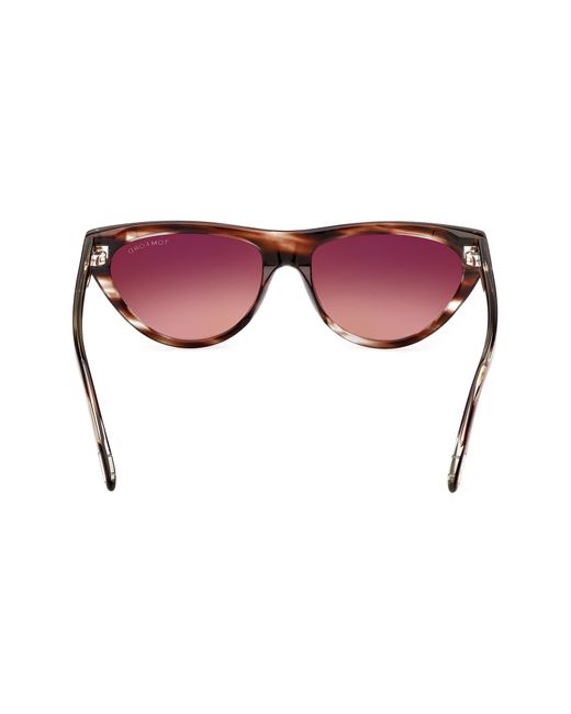 Tom Ford Pink 56mm Cat Eye Sunglasses