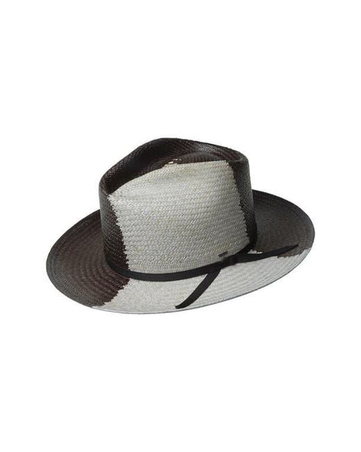 Bailey Black Boreal Straw Fedora for men