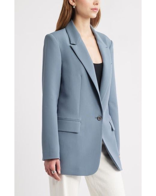 Open Edit Blue The Icon Relaxed Blazer