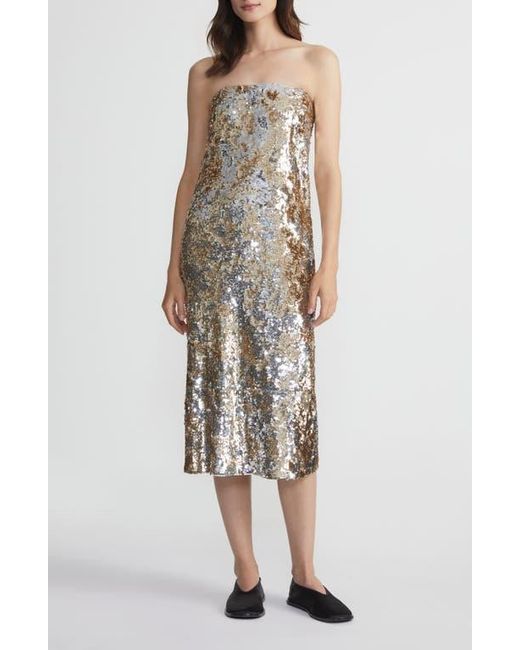 lafayette 148 cocktail dresses Lafayette 148 Black Gold Floral Mesh Midi Cocktail Dress