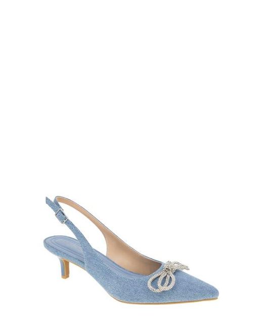 BCBGeneration Blue Donna 2 Slingback Pointed Toe Pump