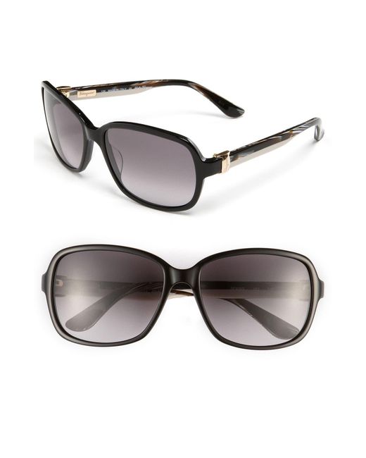 Ferragamo Gray Salvatore Classic Sunglasses