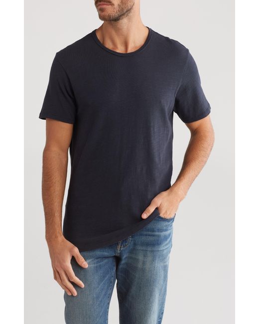 Rag & Bone Blue Classic Crewneck Cotton T-shirt for men