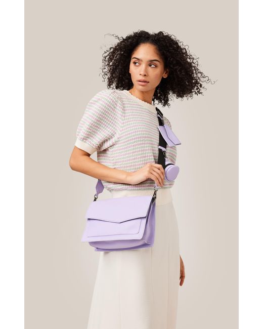 Botkier Purple Cobble Hill Shoulder Bag