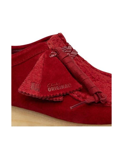 Clarks Red Wallabee Moc Toe Chukka for men